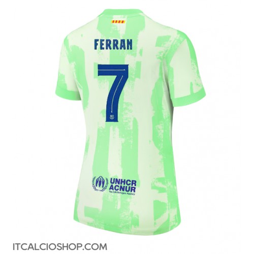 Barcelona Ferran Torres #7 Terza Maglia Femmina 2024-25 Manica Corta